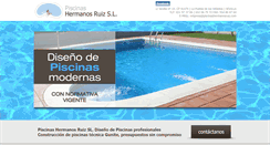 Desktop Screenshot of piscinashermanosruiz.com